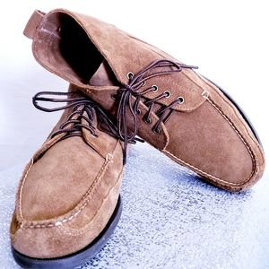 Bass Russell Suede Lace up Moccasins